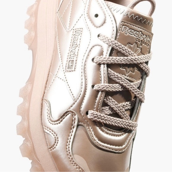 Rose Gold Reebok Sneakers - Picture 1 of 9